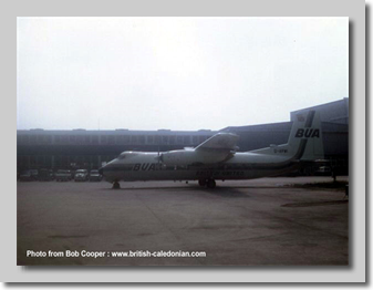 Herald outside the hangar
